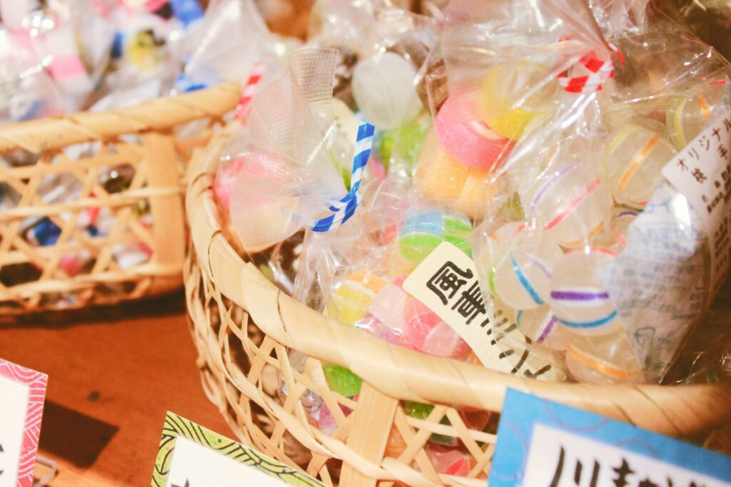 Dégustation des bonbons et sucreries de chaque région