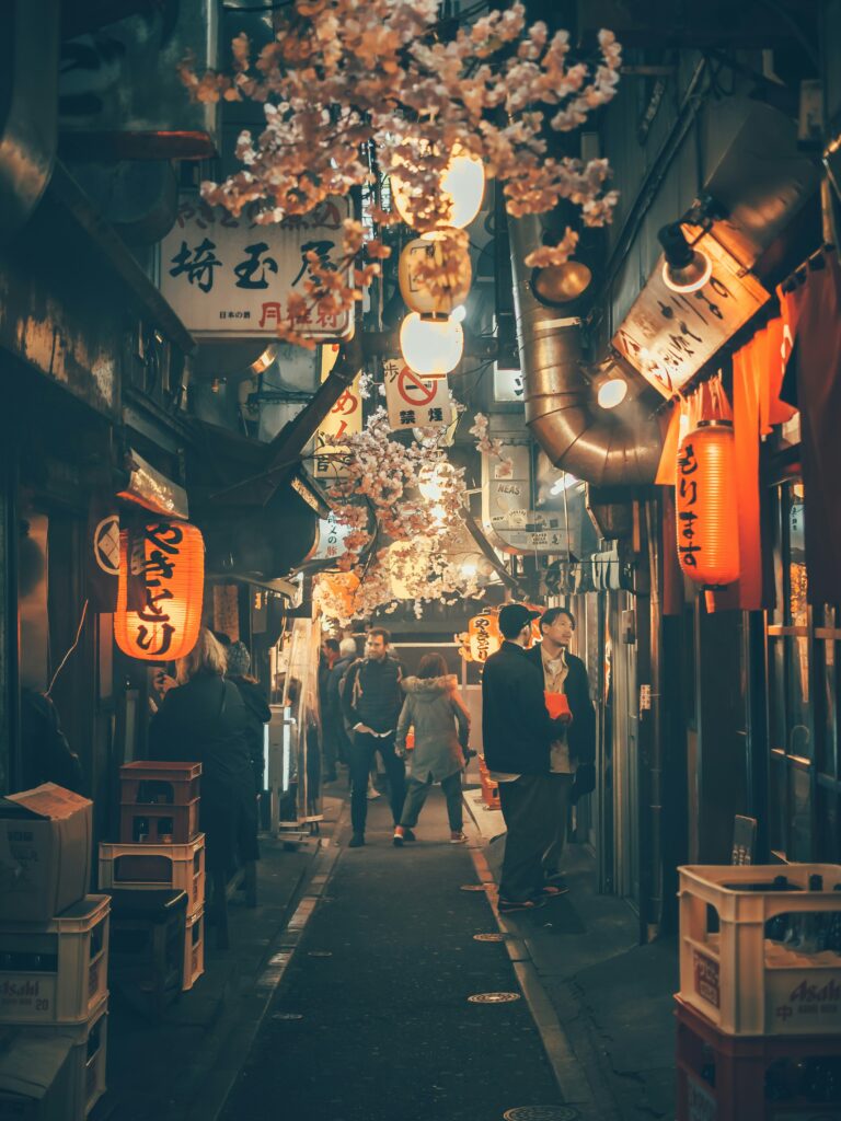 Promenade de nuit à Omoide Yokocho